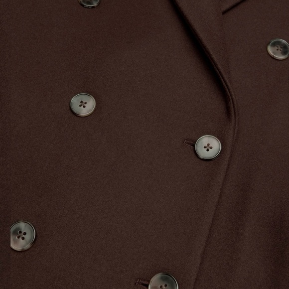 NWT Aritzia symphony coat S Bitter Brown - Picture 6 of 12